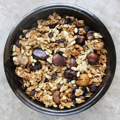 an sang voi granola